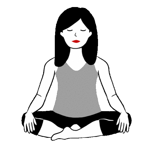 Stretching Lotus Positions Sticker - Stretching Lotus Positions Lotus Position Stickers