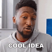 Cool Idea Marques Brownlee GIF - Cool Idea Marques Brownlee Wonderful Concept GIFs