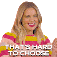 Thats Hard To Choose Candace Cameron Bure Sticker