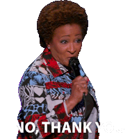 No Thank You Wanda Sykes Sticker - No Thank You Wanda Sykes Wanda Sykes Im An Entertainer Stickers
