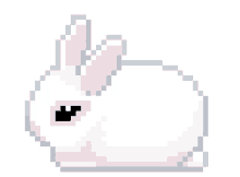 pixel bunny buns