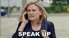 Speak Up Robyn GIF - Speak Up Robyn Anna Paquin GIFs