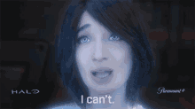 I Cant Cortana GIF - I Cant Cortana Jen Taylor GIFs