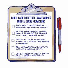 bbbframework build back better framework infrastructure child tax credit