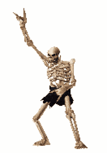 knjgender tumblr skeleton dancing dance