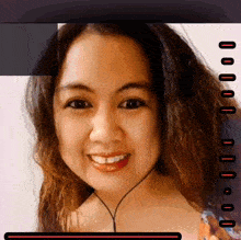 a close up of a woman 's face with a watermark that says 00