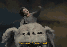 Onward To The Bank Stimulus GIF - Onward To The Bank Stimulus Never Ending Story GIFs