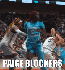 Paige Bueckers Block GIF - Paige Bueckers Block Basketball GIFs
