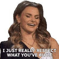 I Just Really Respect What You'Ve Built Michele Romanow Sticker - I Just Really Respect What You'Ve Built Michele Romanow Dragons' Den Stickers