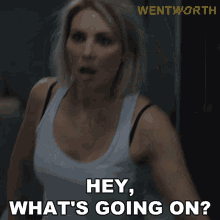 Hey Whats Going On Allie Novak GIF - Hey Whats Going On Allie Novak Wentworth GIFs