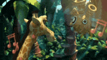 Canopy The Giraffe Cyril The Squirrel GIF - Canopy The Giraffe Cyril The Squirrel Kalimba GIFs