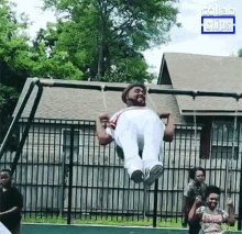 Jumping Out Of Swing Out Of Balance GIF - Jumping Out Of Swing Out Of Balance Swing GIFs