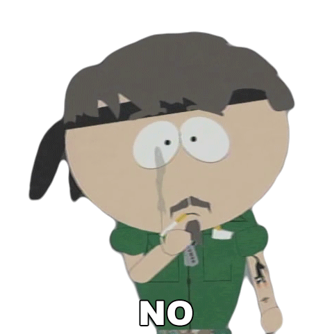 No Ned Gerblansky Sticker - No Ned Gerblansky South Park Stickers