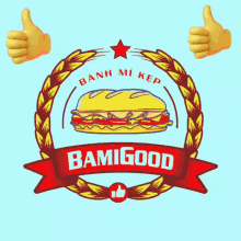 bamigood banhmi bami logo thumbs up