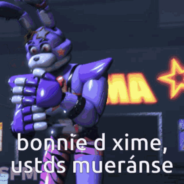 Glamrock Bonnie Fnaf Security Breach GIF