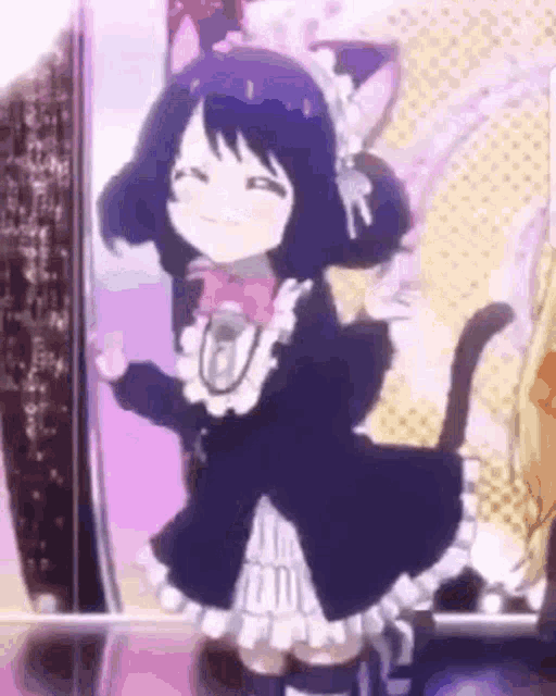 New Anime Girl Dancing Gif Collection - Anime, Chibi Fox HD wallpaper |  Pxfuel