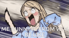 Me Running From Wim Be Like Wim GIF - Me Running From Wim Be Like Wim Anime GIFs