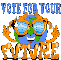 Vote For Your Future Vote Sticker - Vote For Your Future Vote Election2020 Stickers