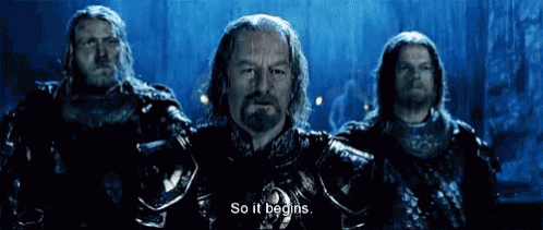 So It Begins Lord Of The Rings GIF - So It Begins Lord Of