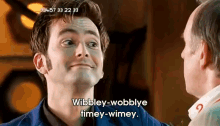 It'S All Wibbley-wobbley Timey-wimey GIF - Doctorwho Davidtennant Peterdavison GIFs