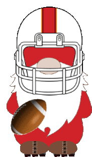 Sports Gnome Sticker - Sports Gnome Football Stickers