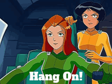 Totally Spies Sam GIF - Totally Spies Sam Hang On GIFs