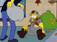 Homer Dump Trash GIF - Homer Dump Trash The Simpsons GIFs
