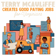 terry mcauliffe creates good paying jobs virginia va virginians virginia election