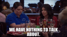 Superstore Amy Sosa GIF - Superstore Amy Sosa We Having Nothing To Talk About GIFs