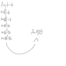 a mathematical equation with a = x2 + x1 and a = x3 + x2