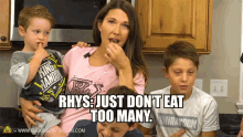 Just Dont Eat Too Many Rhys GIF - Just Dont Eat Too Many Rhys Janae GIFs