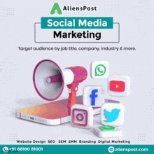 Alienspost India Social Media Marketing Agency GIF