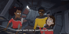 Delta Shift Delta Shift Delta Shift Ensign Mariner GIF - Delta Shift Delta Shift Delta Shift Ensign Mariner Star Trek Lower Decks GIFs