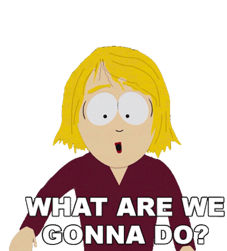 What Are We Gonna Do Linda Stotch Sticker - What Are We Gonna Do Linda Stotch South Park Stickers