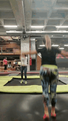 Jumping Girls GIF - Jumping Girls Trampolin GIFs