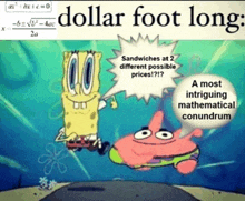 Spongebob Spongebob Meme GIF - Spongebob Spongebob Meme Foot Long GIFs