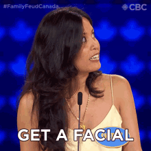 Get A Facial Sherry GIF - Get A Facial Sherry Family Feud Canada GIFs