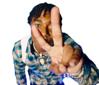 Peace Out Fredo Bang Sticker - Peace Out Fredo Bang Freak Song Stickers