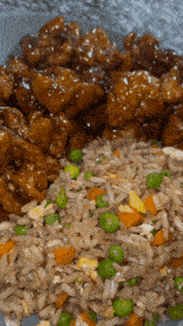 Orange Chicken Fried Rice GIF - Orange Chicken Fried Rice Chinese Food GIFs