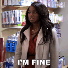 Im Fine Sharon Welles GIF - Im Fine Sharon Welles The Oval GIFs
