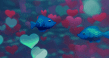 Fish Hanging Out GIF - Fish Hanging Out Hearts GIFs