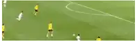 soccer players on a field with an oppo advertisement in the background