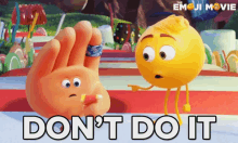 Don'T Do It GIF - Emoji Movie Dont Do It Warn GIFs