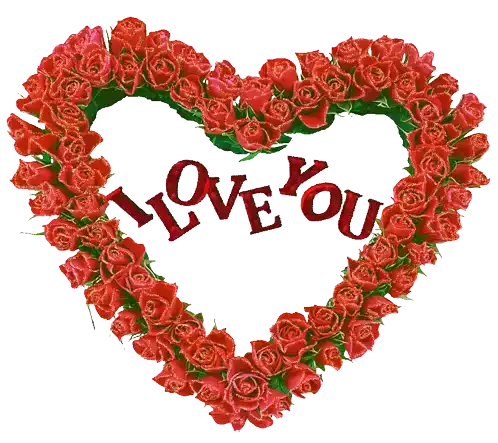 Rose Flower Sticker - Rose Flower Heart Stickers