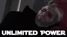a person is typing on a keyboard with the words unlimited power behind them