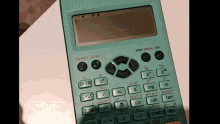 a calculator that has the word calc on the screen