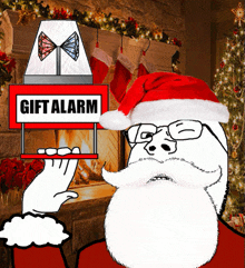 Gift Alarm GIF - Gift Alarm Soyjak GIFs