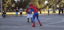 Spiderman Dribbling GIF - Dribble Basketball Ball Skills GIFs