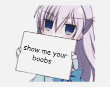 Show Me Your Boobs Anime Girl Anime GIF