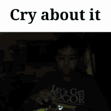 Cry About It Meme GIF - Cry About It Meme Cry GIFs